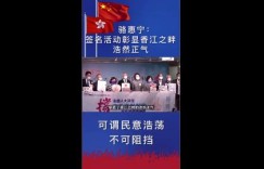 超238万香港市民签名支持完善选举制度