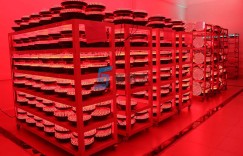 LED交通信号灯灯芯、路灯车间老化图
