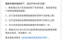 继续免费！支付宝：收钱码提现免费再延3年，不设上限