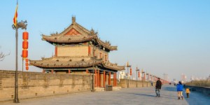 中国西安古城墙